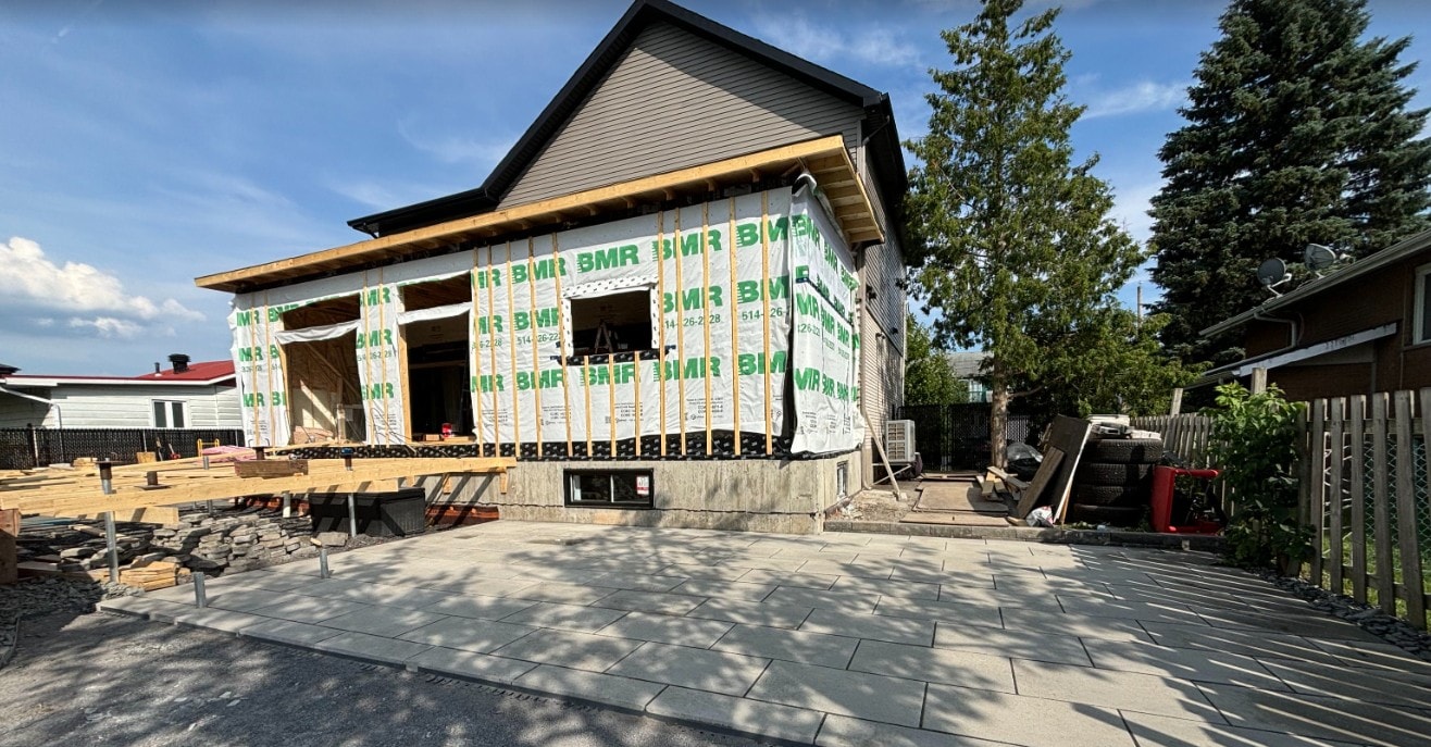 Agrandissement résidentiel — Saint-Hubert — Bâtir Plus inc.