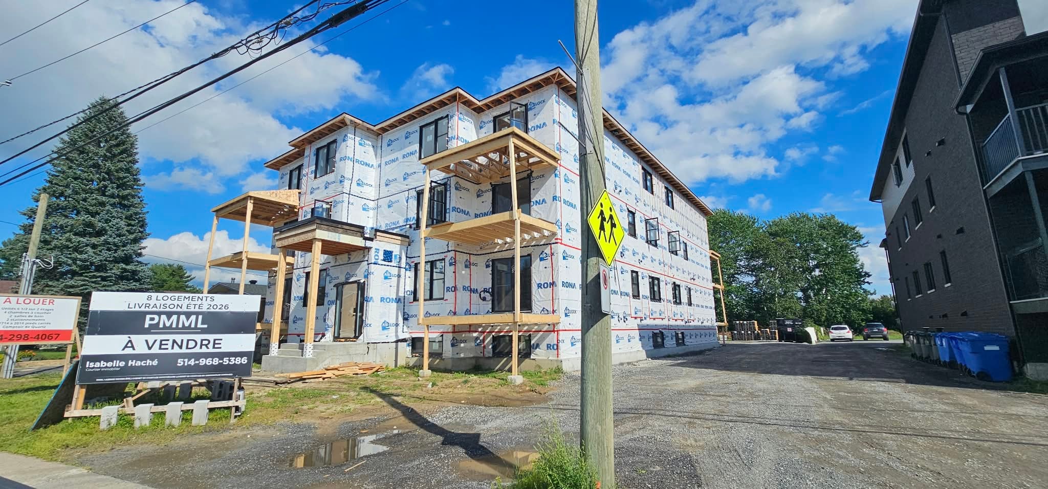 Construction 8 logements — Mercier — Bâtir Plus inc.