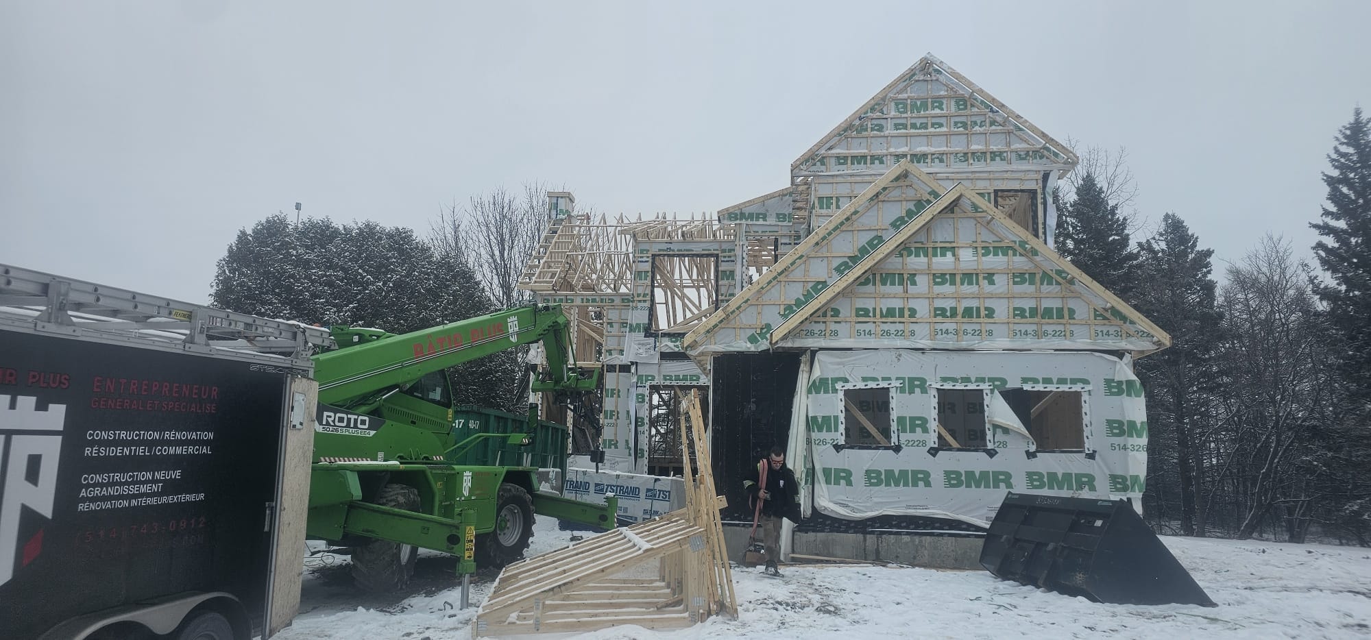 Construction résidentiel — Saint-Mathieu-de-Laprairie — Bâtir Plus inc.